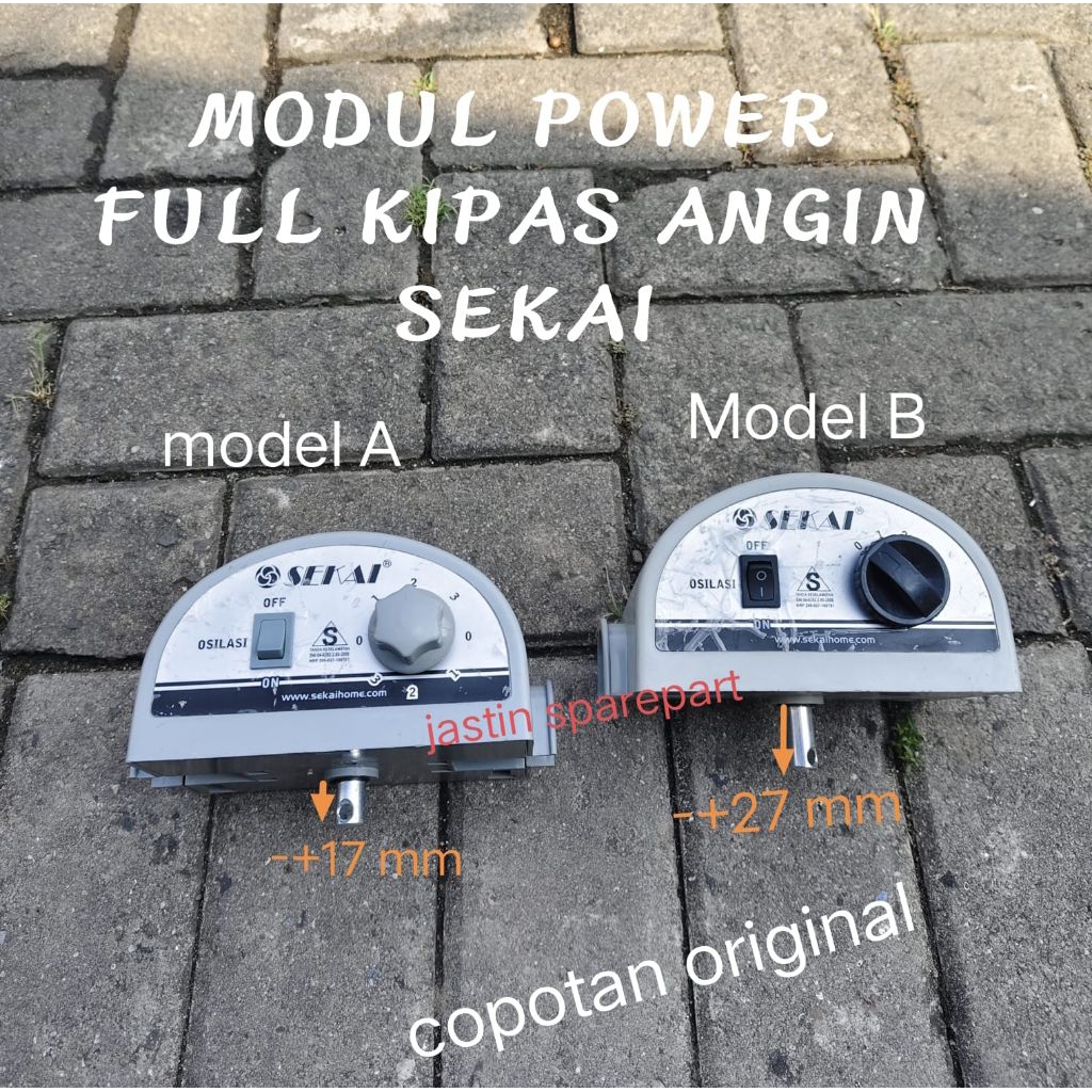 MODEL POWER FULL KIPAS ANGIN SEKAI SET SAKLAR ON OFF
