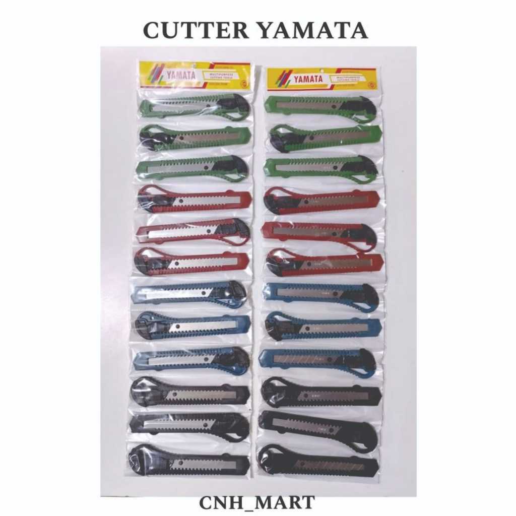 12 Pcs Cutter Yamata/1 renteng cutter yamata