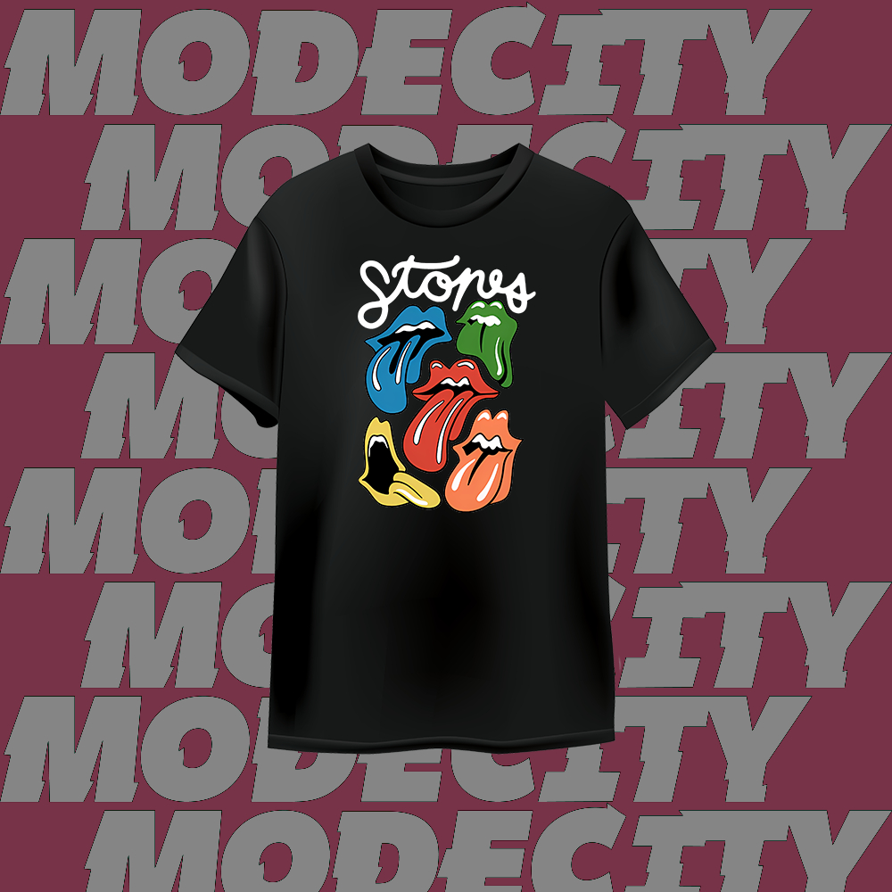 MODECITY - T-SHIRT / KAOS BAND THE ROLLING STONES