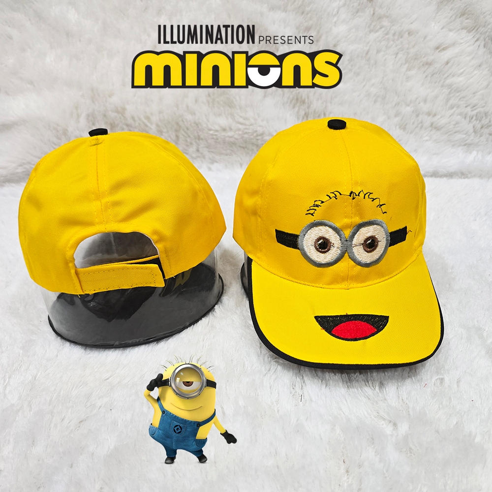 Topi Anak Laki Laki Perempuan Premium Import 1-10 tahun karakter minions pikachu tayo thomas pororo