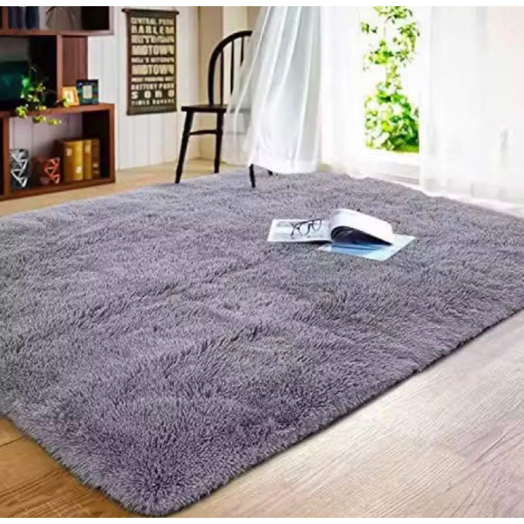 Karpet rasfur bulu jumbo 200x160 Lembut tebal karpet bulu rasfur premium