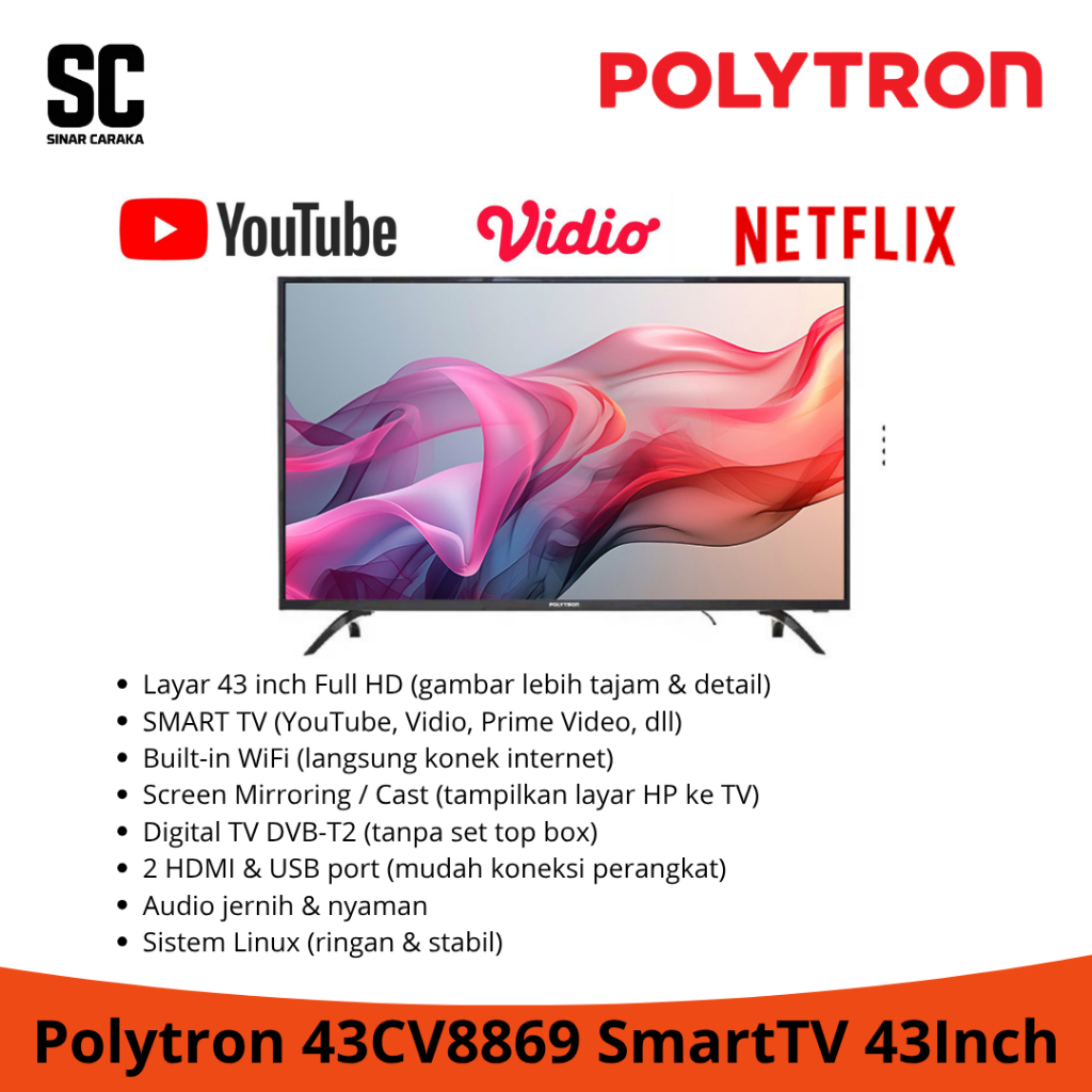 LED 43 POLYTRON 43CV8869
