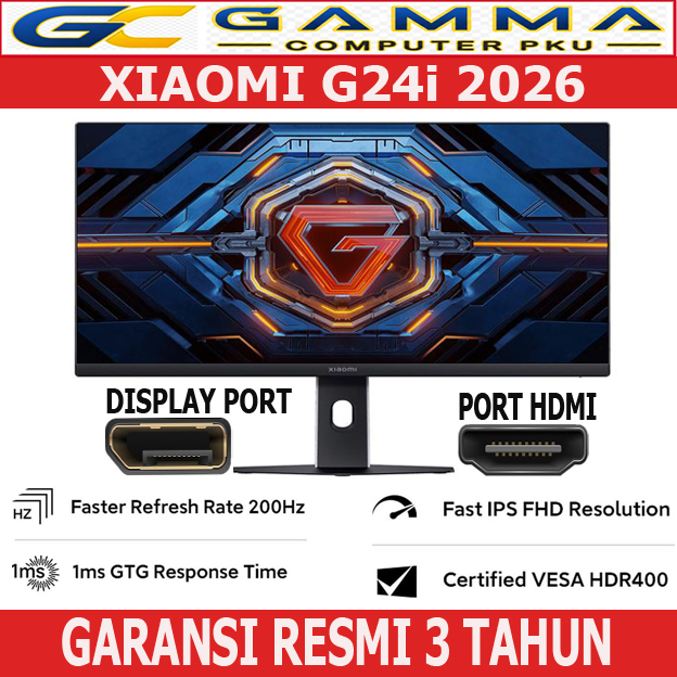 LED MONITOR GAMING XIAOMI G24i 2026 200HZ / XIAO MI G24 i / MONITOR GAMING 24" 24 INCH