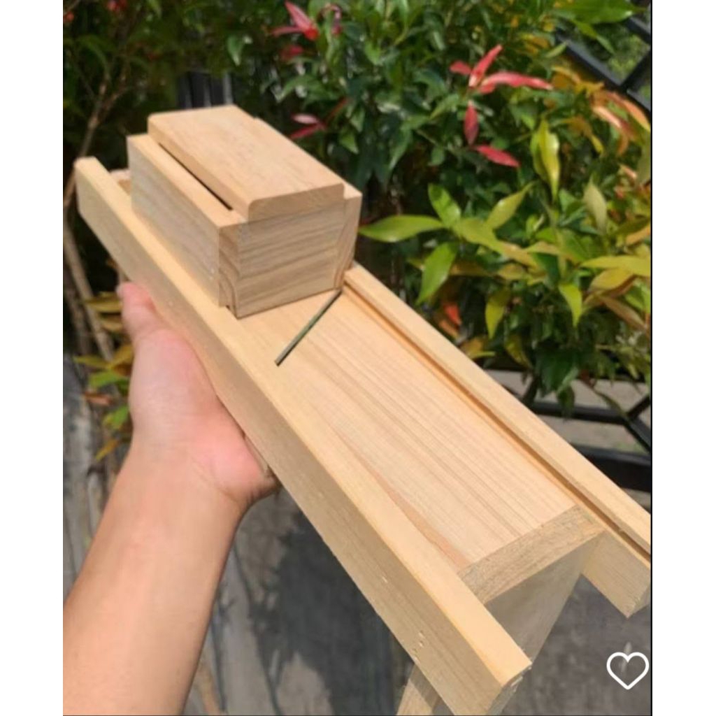 Pemotong Bawang Merah alat pengiris keripik pemotong pisang Pasah Bawang serbaguna bahan kayu jati /