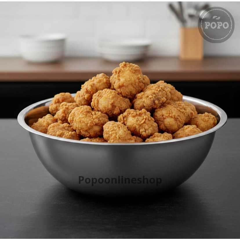 Baskom Korea Stainless Besar Mega Jumbo Mixing Bowl Adonan Makanan