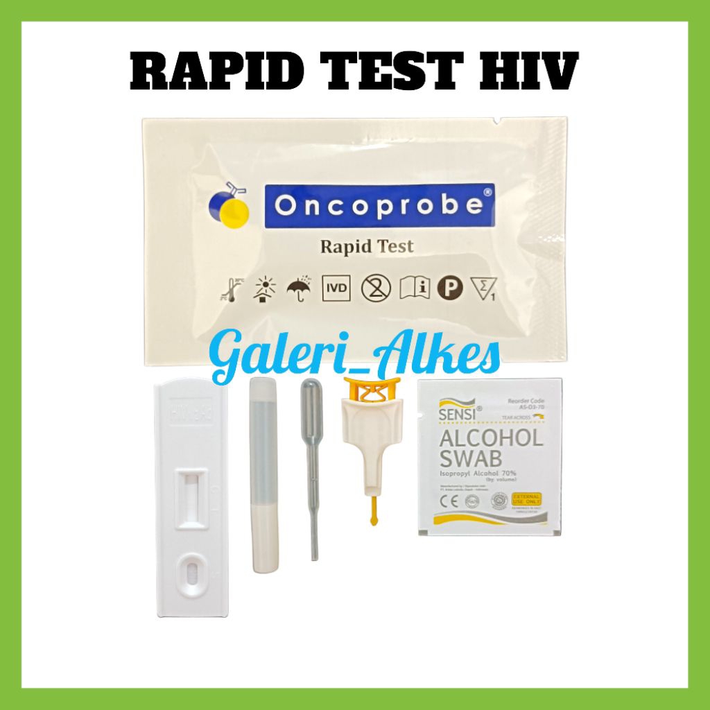 Alat Test HIV Gen 4 Oncoprobe 1 set Lengkap