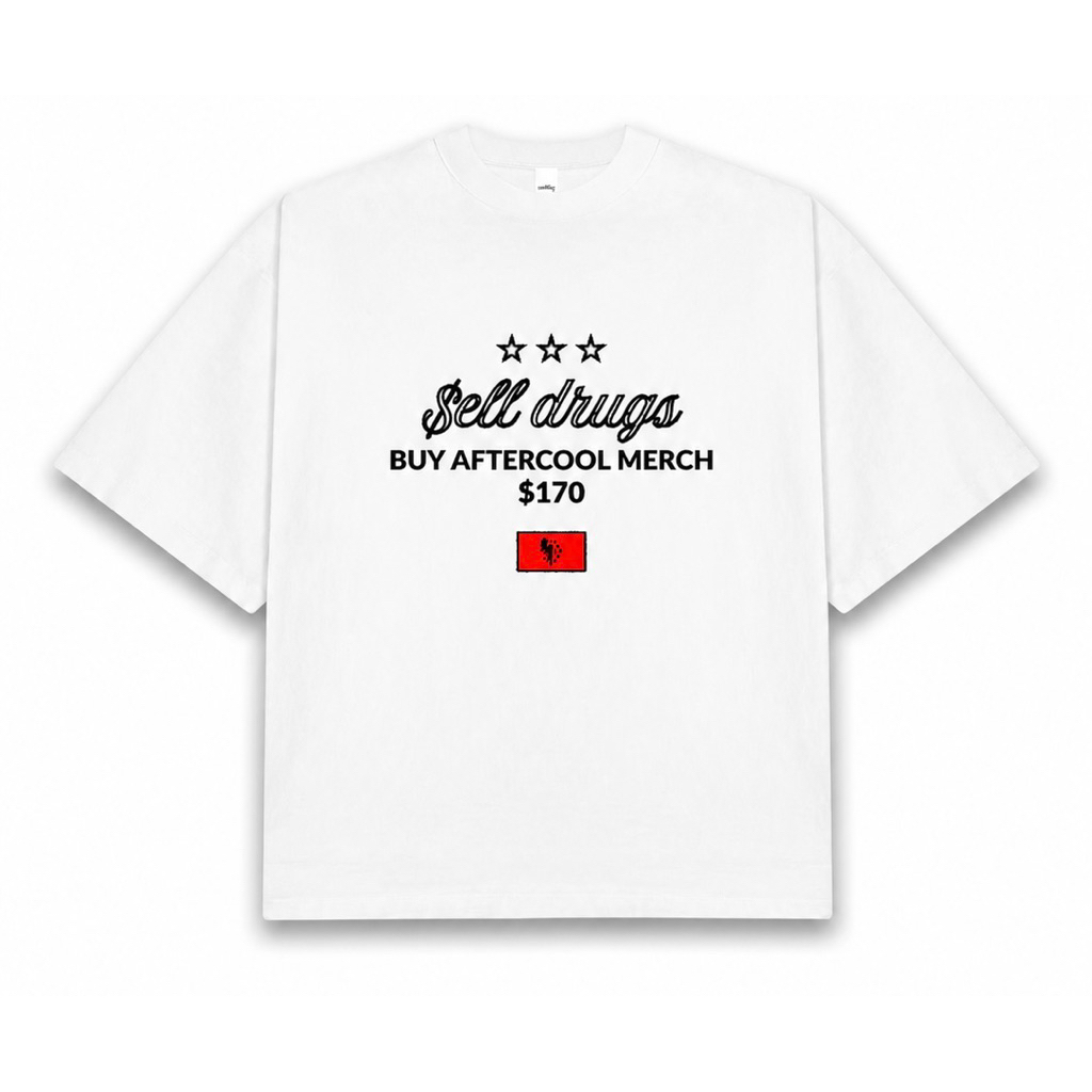 AFTERCOOL T-SHIRT OVERSIZE BOXY S-DRUGS