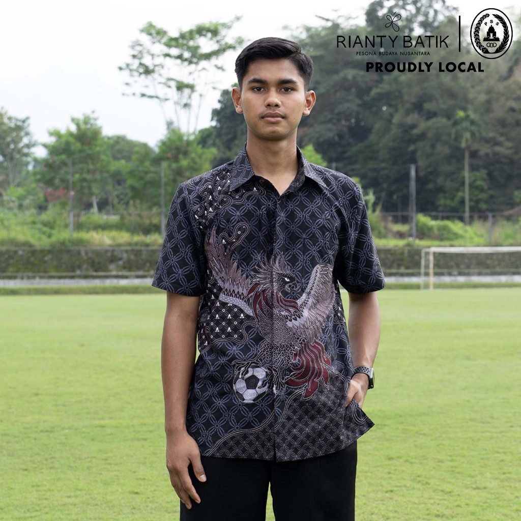 Rianty Batik Premium Pria Special x PSS Sleman Kemeja Pendek Elja