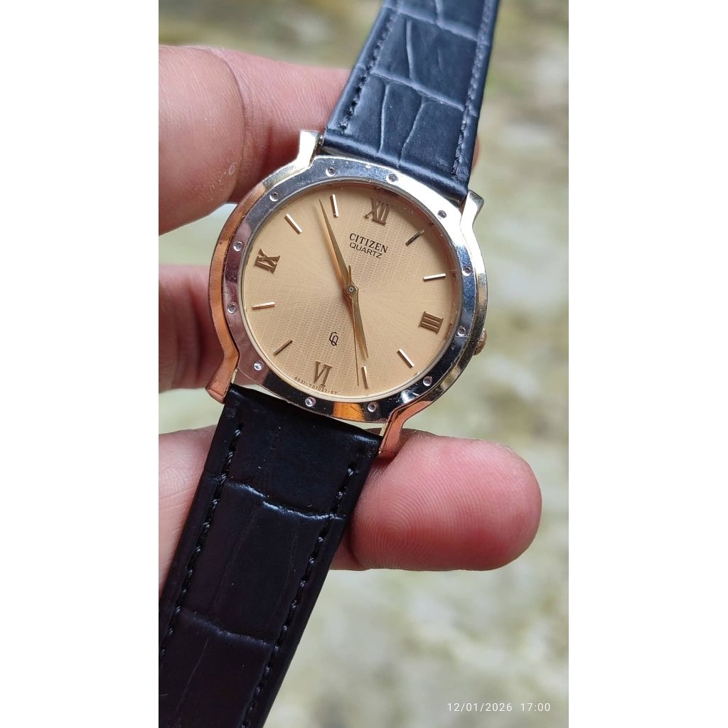 jam tangan Citizen gold plated Original vintage