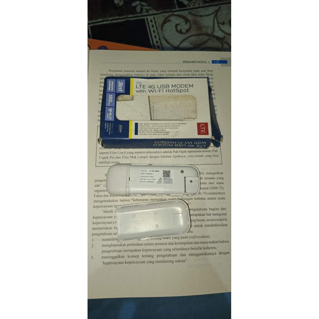Modem 3 in one kartu khusus telkomsel saja
