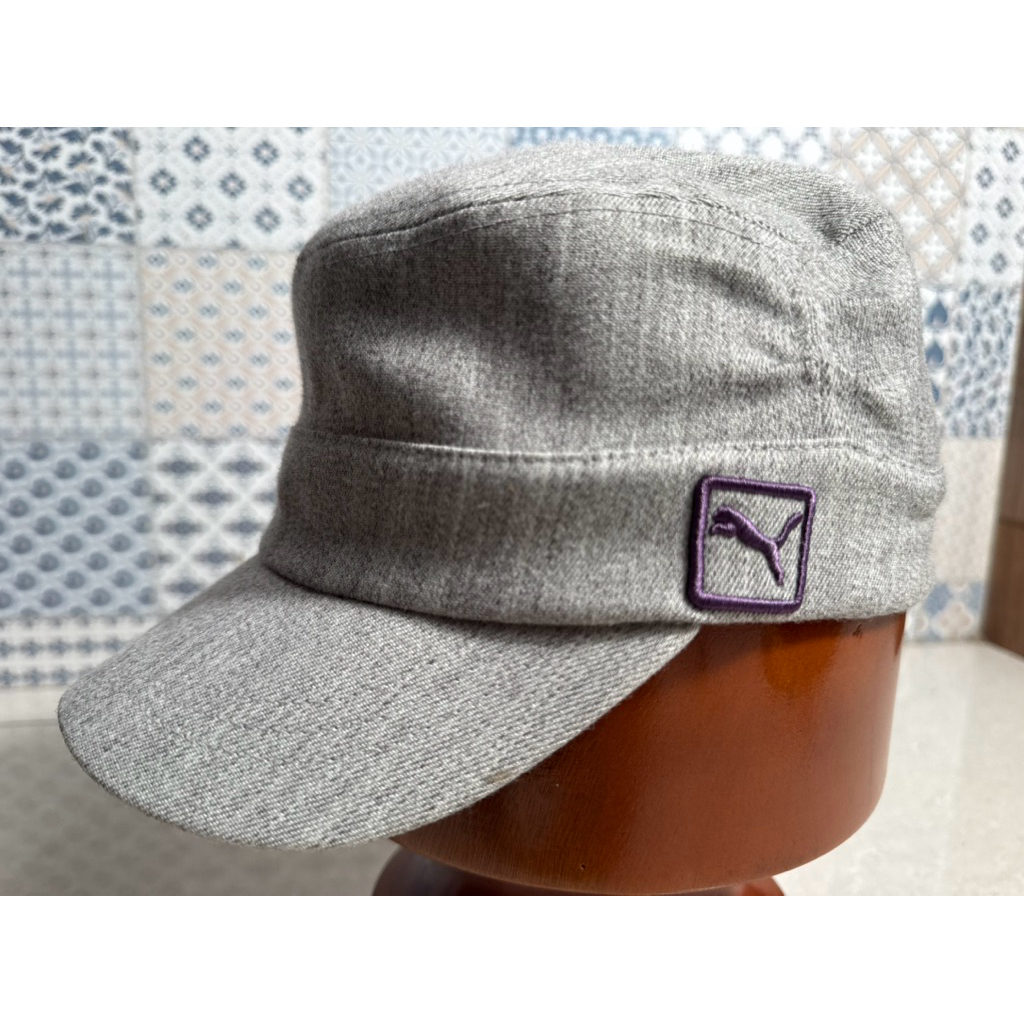 Topi Second Brand Branded Komando Military Newsboy Wool PUMA Original Full Tag Official