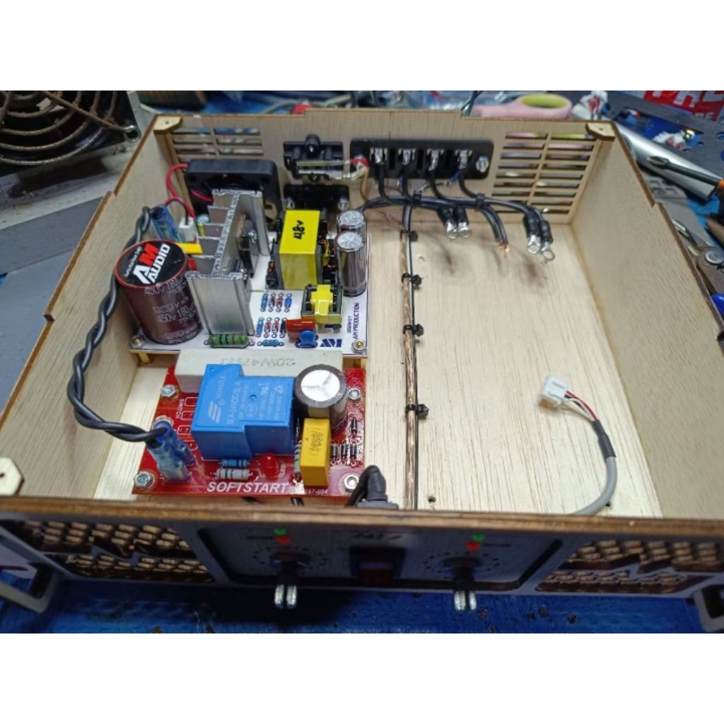 box amplifier dan smps 48v 10A
