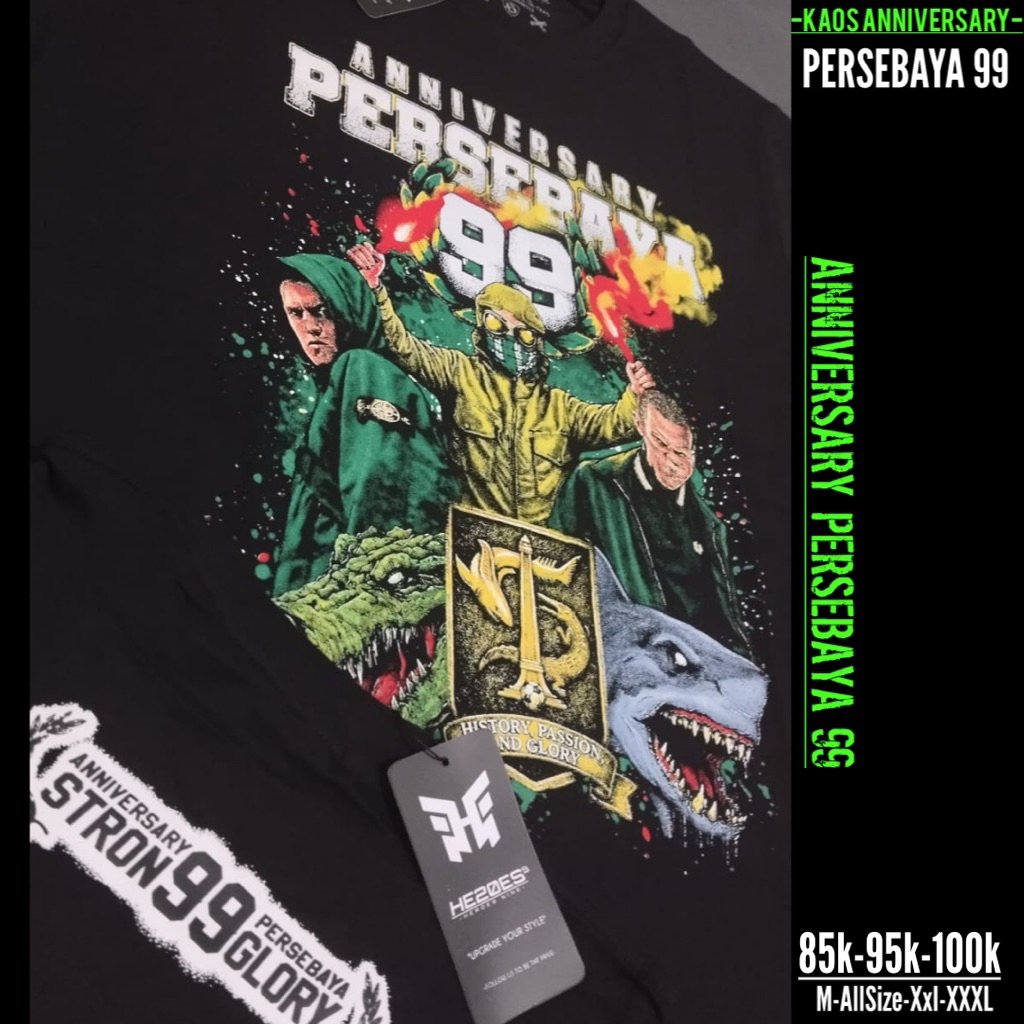 KAOS ANNIVERSARY 99 PERSEBAYA