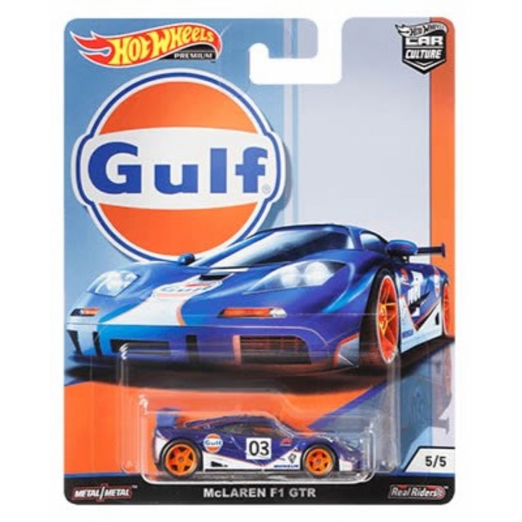 Hot Wheels Premium Car Culture Gulf McLaren F1 GTR