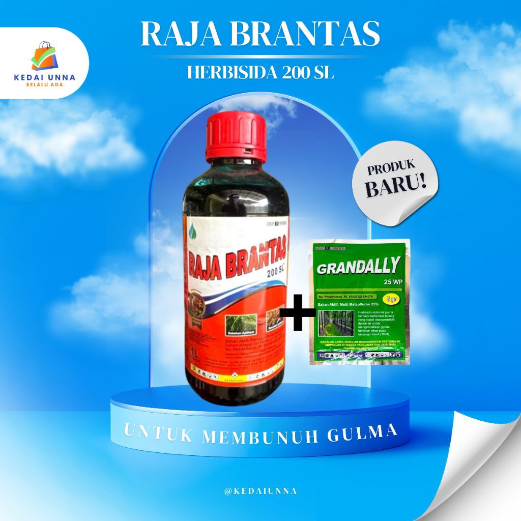 Herbisida Raja Brantas 200 SL Bonus Grandally