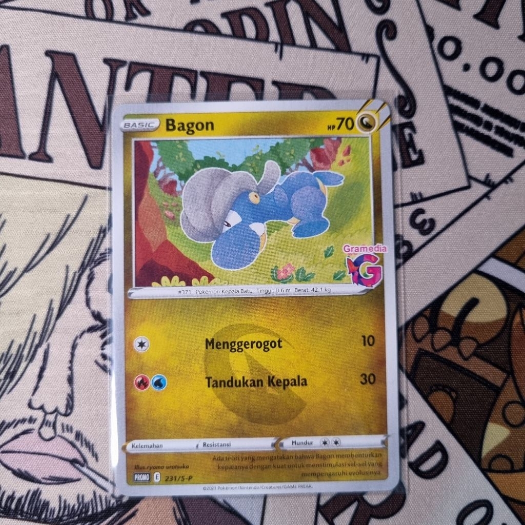 Bagon Gramedia Promo Pokemon TCG Indo