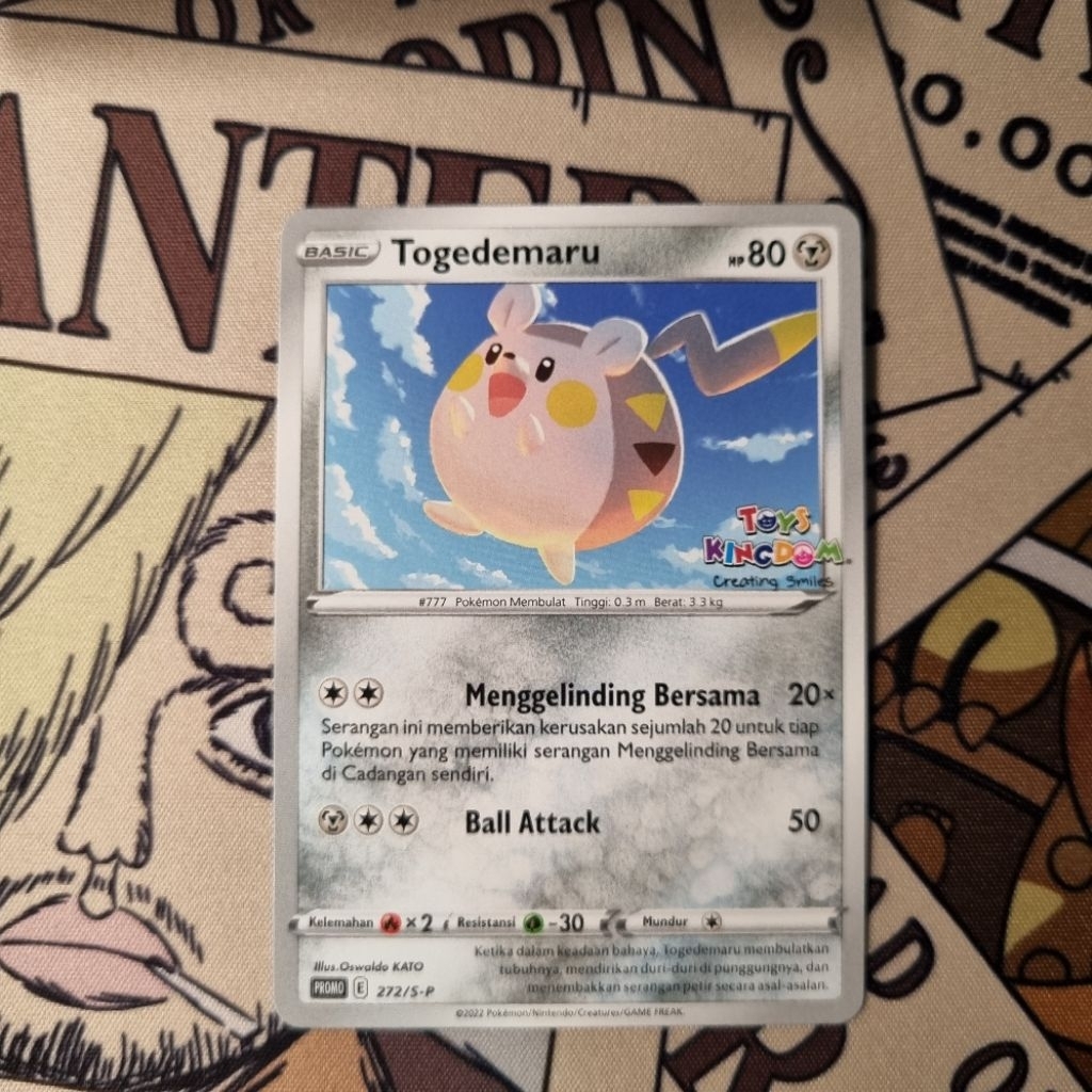 Togedemaru Toys Kingdom Promo Pokemon TCG Indo