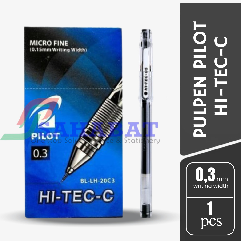 PILOT PULPEN HI-TEC-C 0.3 / PULPEN HI-TEC-C / PILOT HI-TEC-C ORI 100 %