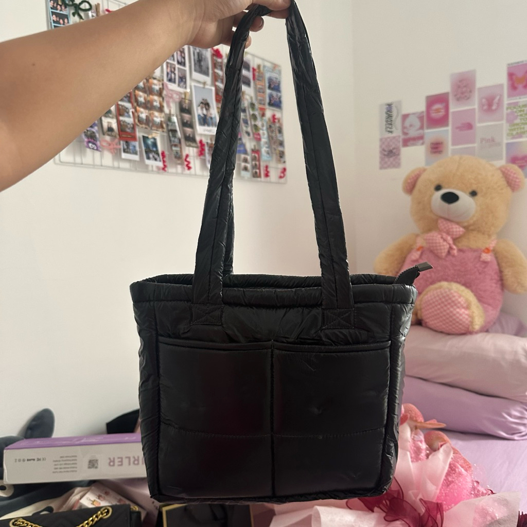totebag preloved puffy bag