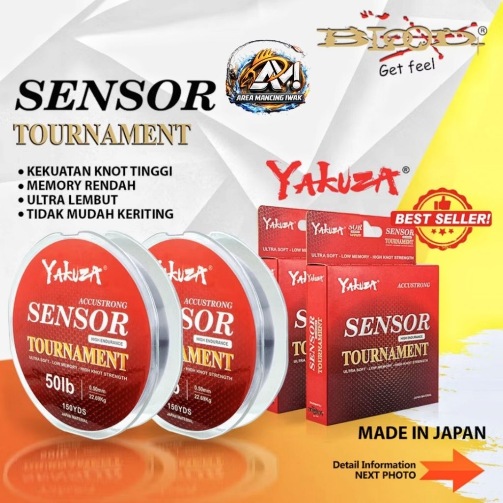 SENAR PANCING BLOOD YAKUZA SENSOR 150YDS TOURNAMENT