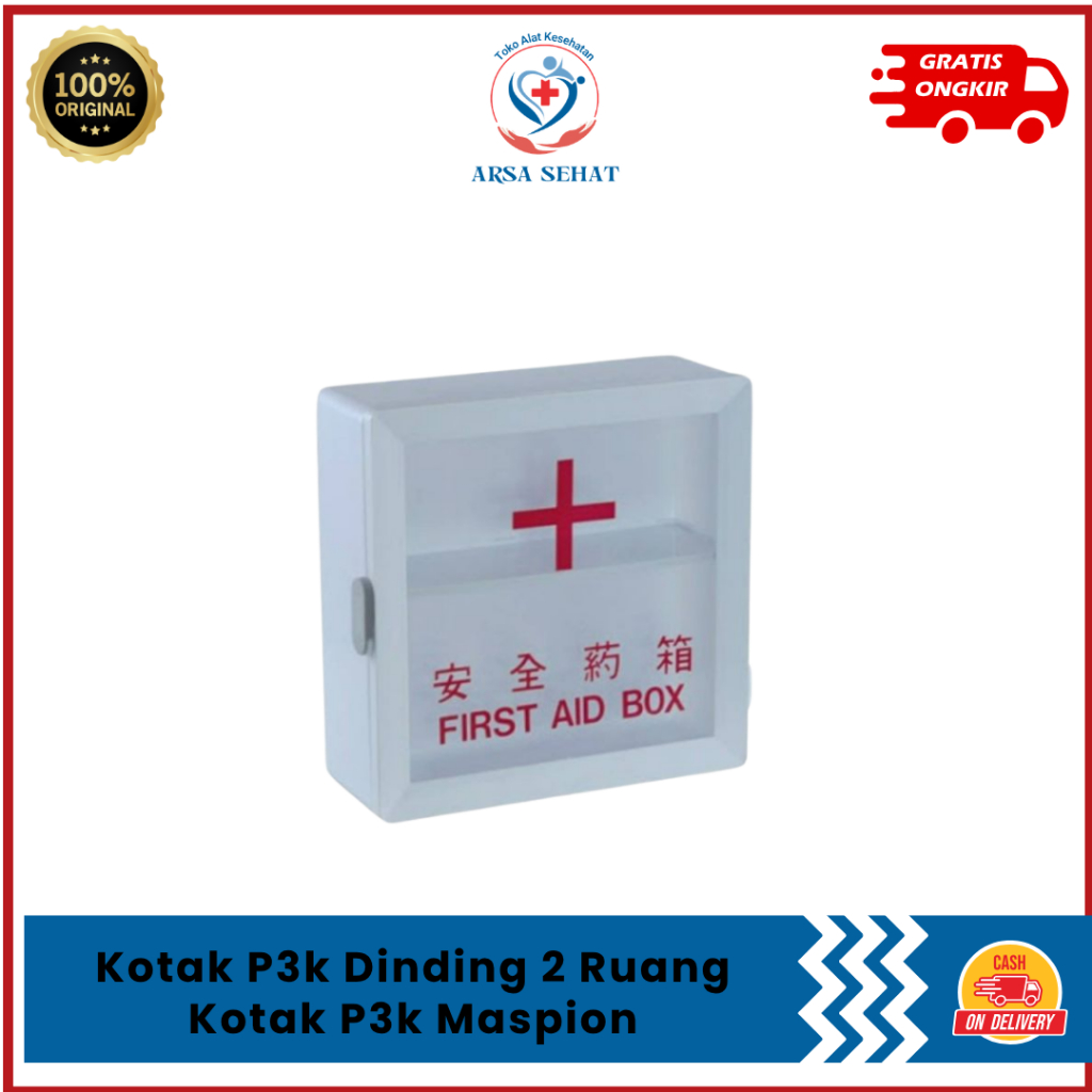 Kotak P3k Dinding 2 Ruang Kotak P3k Maspion