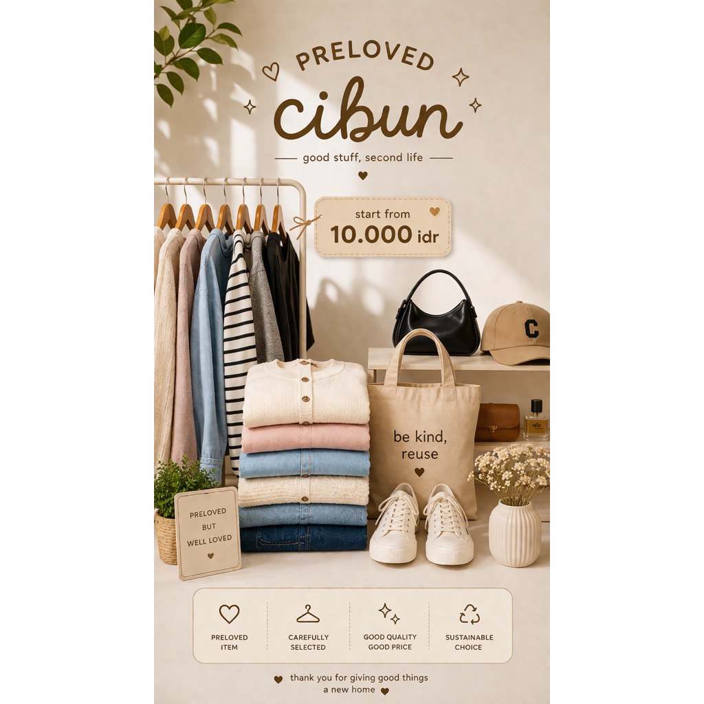 Preloved Cibun vol 1 KLAMBY HEY LOCAL BUTTONSCARVES RIA MIRANDA ISKANTI VIVI ZUBEDI JENNA KAIA