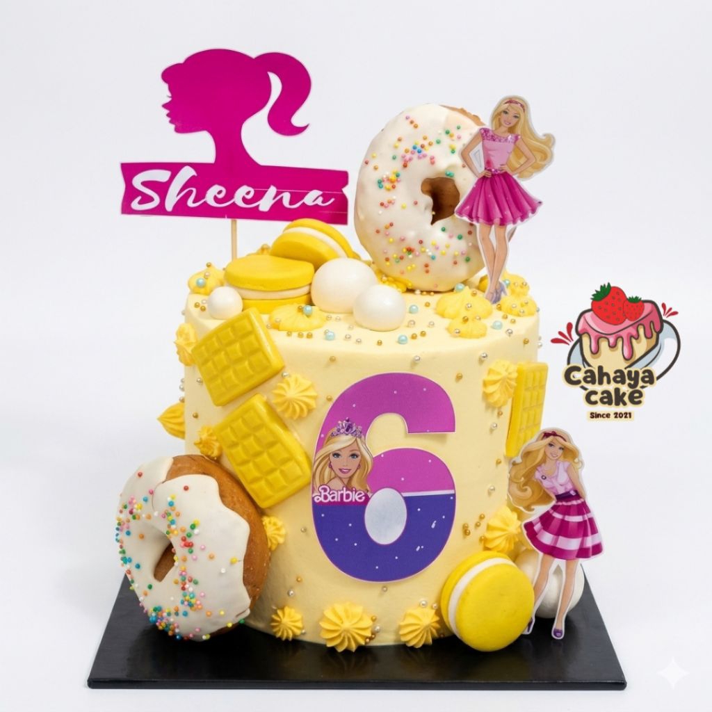 Barbie Cake / Kue Ulang Tahun Barbie / Kue Ultah Custom Barbie