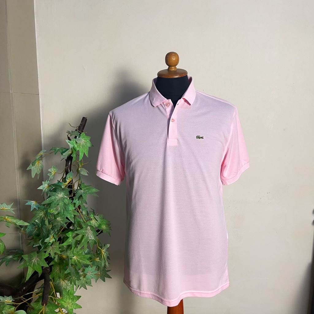 LACOSTE POLO SHIRT BABY PINK