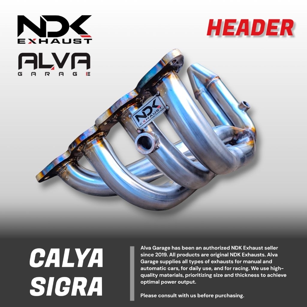 Header Calya 421 NDK Exhaust Knalpot Mobil Racing