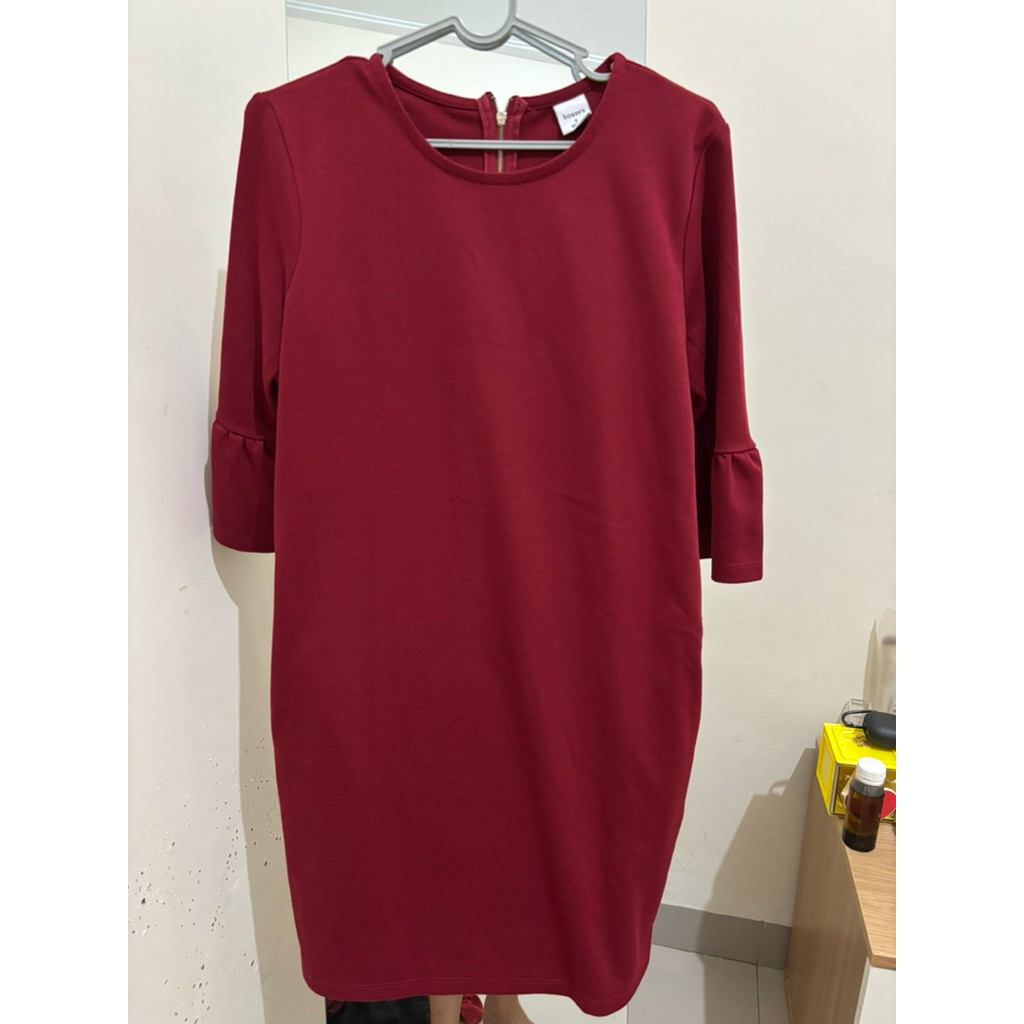 Dress merah bossini preloved pribadi