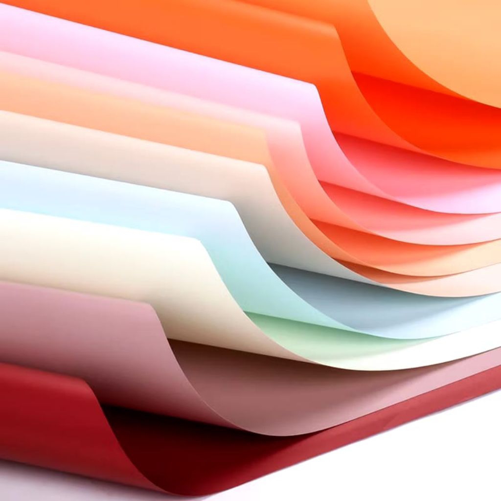 [1 LEMBAR] KERTAS BUKET TEBAL FULL WARNA KOKOH / KERTAS PEMBUNGKUS BUKET