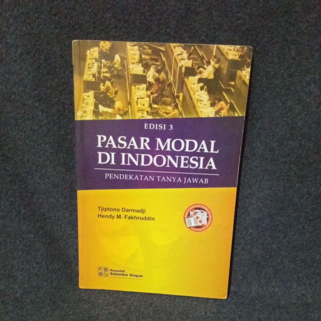 BUKU PASAR MODAL DI INDONESIA PENDEKATAN TANYA JAWAB EDISI 3 - TJIPTONO DARMADJI