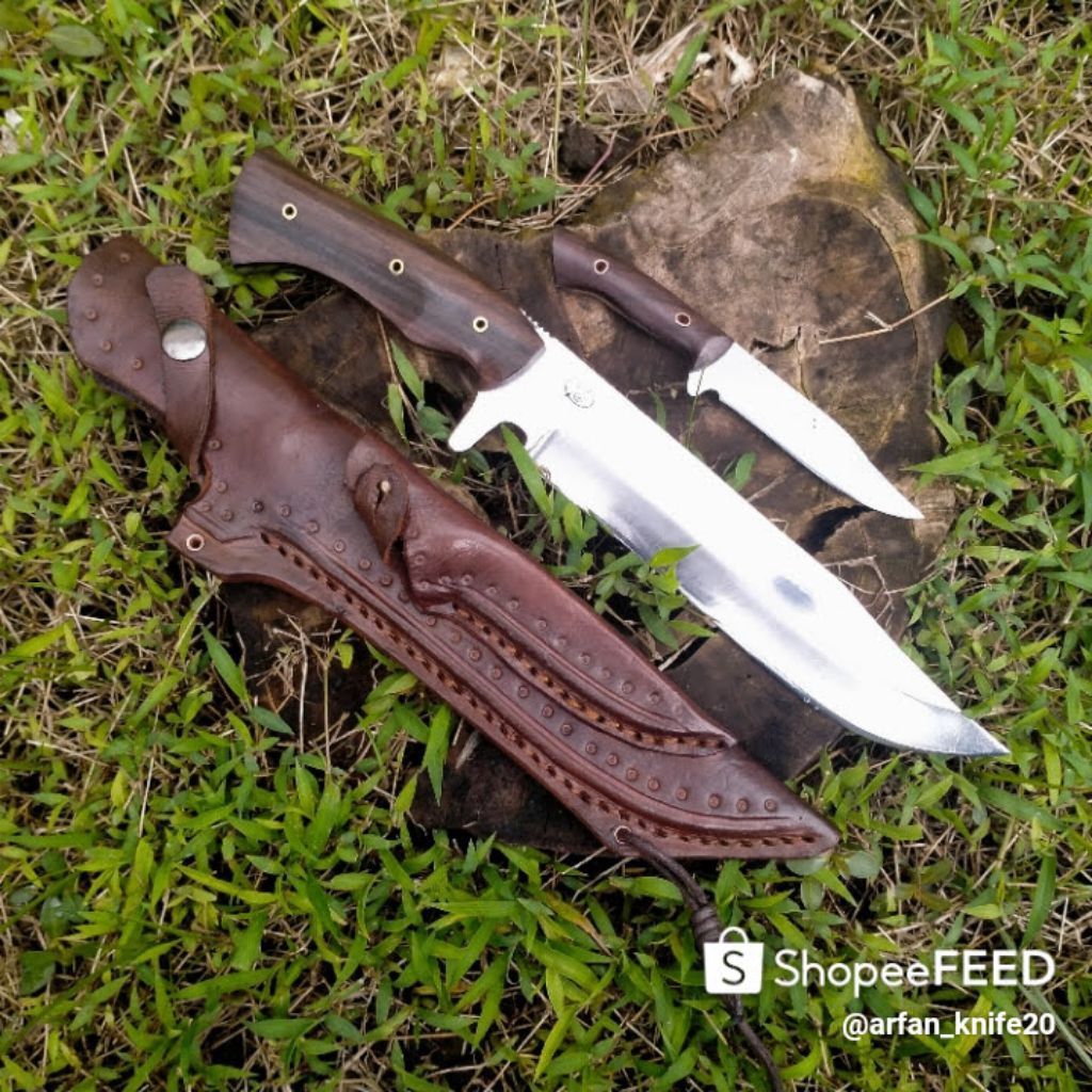 pisau survival Bowie set medium