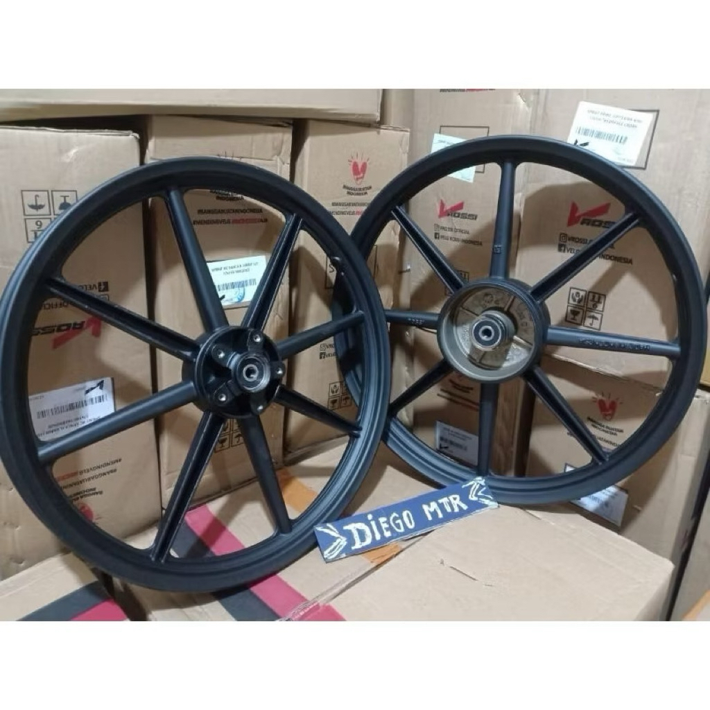 Velg Racing Honda Supra X 100 Lama , Supra Fit Lama , Astrea Grand Depan Cakram Merk V Rossi Zigen S