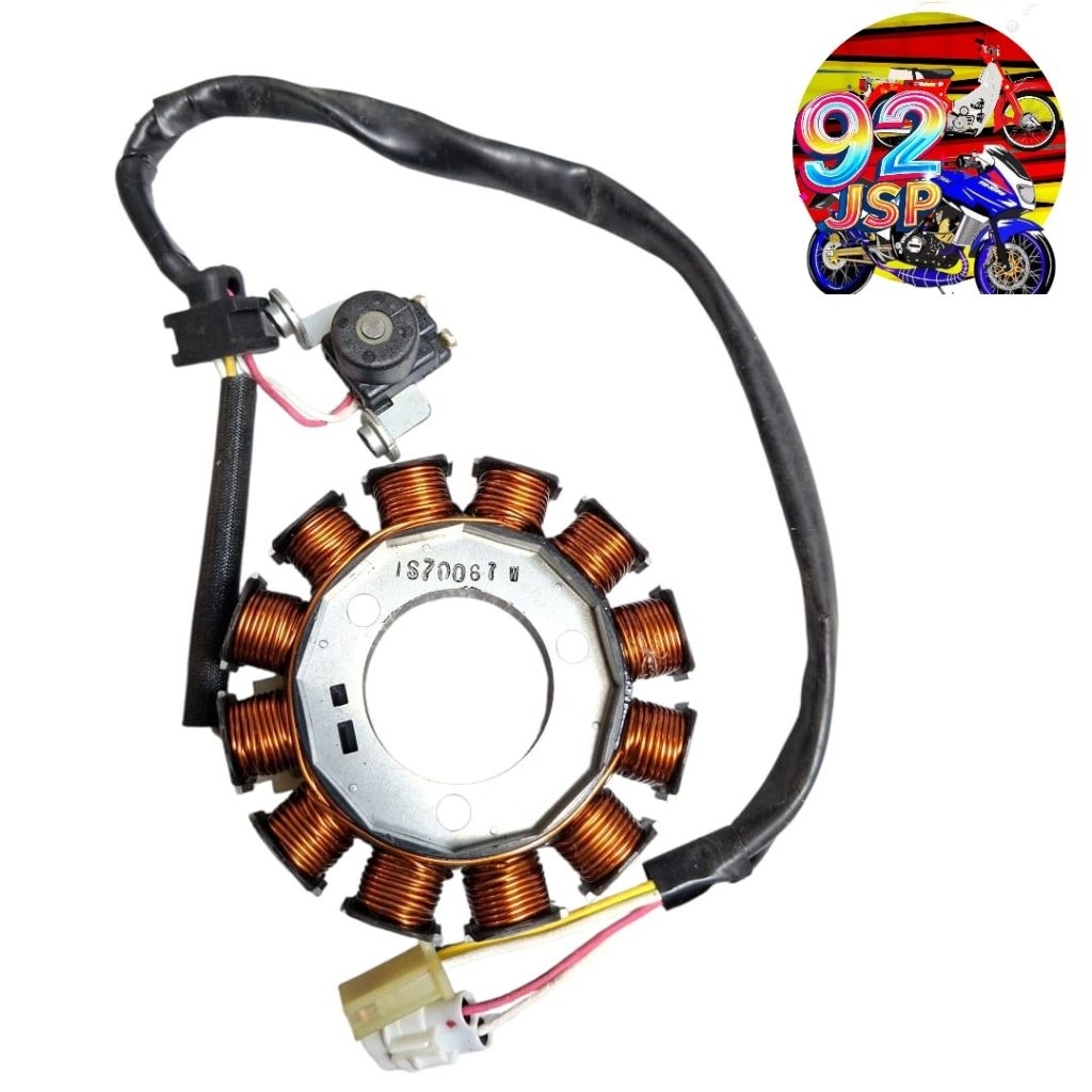 SPULL SPUL STATOR ASSY 1S7 JUPITER MX OLD LAMA NEW ORIGINAL ORI ASLI YAMAHA YGP 1S7-H1410 NOS LOSTPA