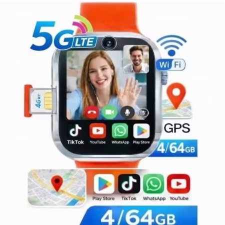 {SIM 5G+WIFI} Smartwatch S9 Ultra 5G | RAM 4/64 GB KAMERA DEPAN BELAKANG SIM CARD | DUAL