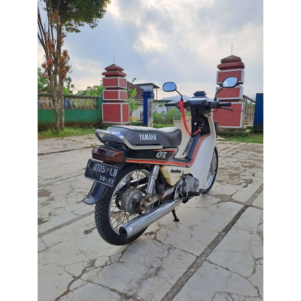 Yamaha alfa 1989 plat k jawa timur tengah pajak off surat lengkap kelistrikan on semua asli engkel
