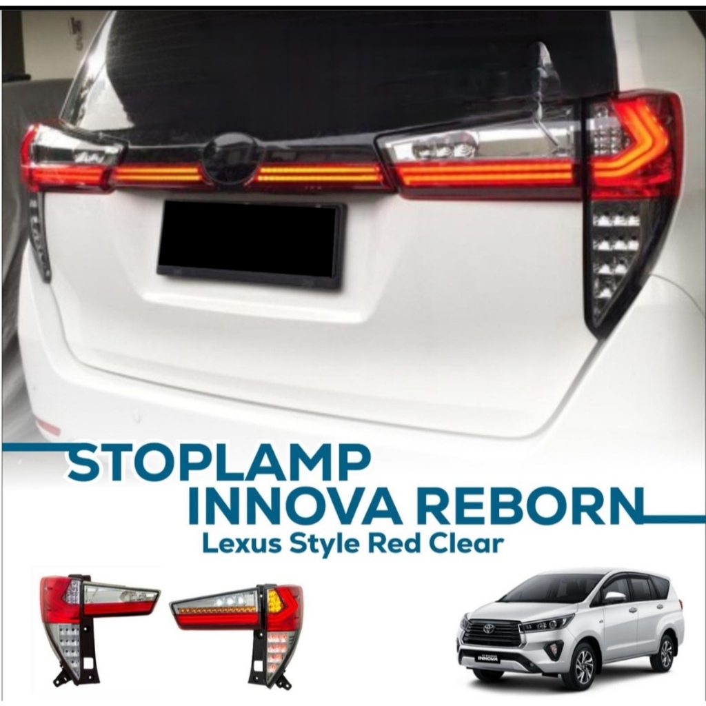 AKSESORIS STOPLAMP & TRUNKLID VLAND lampu belakang INNOVA REBORN LEXUS STYLE Original berkwalitas
