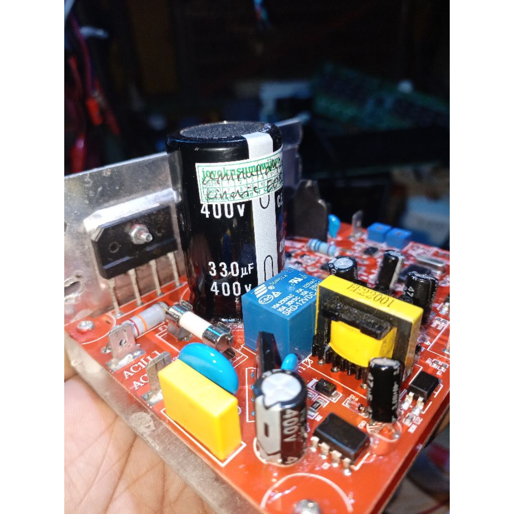 Terima perbaikan mesin modul PCB treadmill kinetic error E05 dari Gorontalo