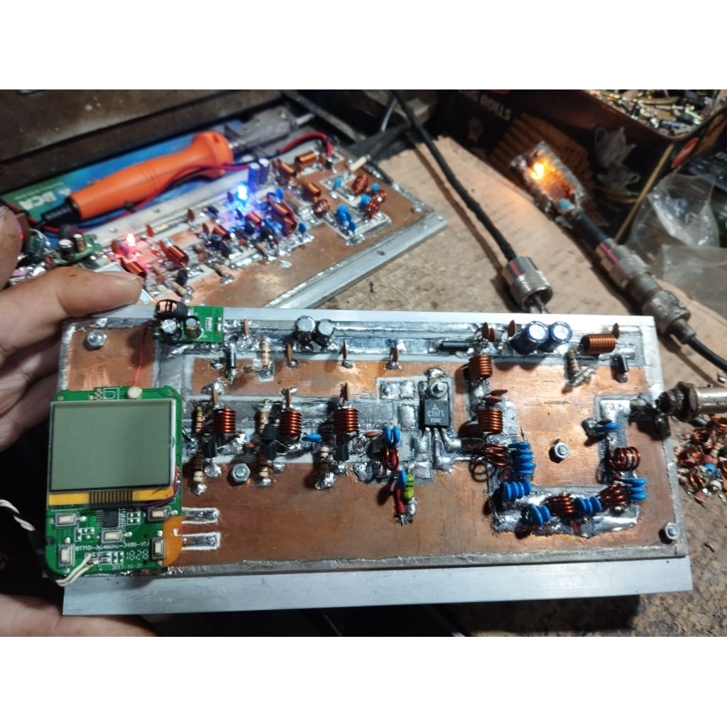 KIT PLL PEMAMCAR FM 88-108 mhz  6-7 wat fainel 1971 ORIGINAL