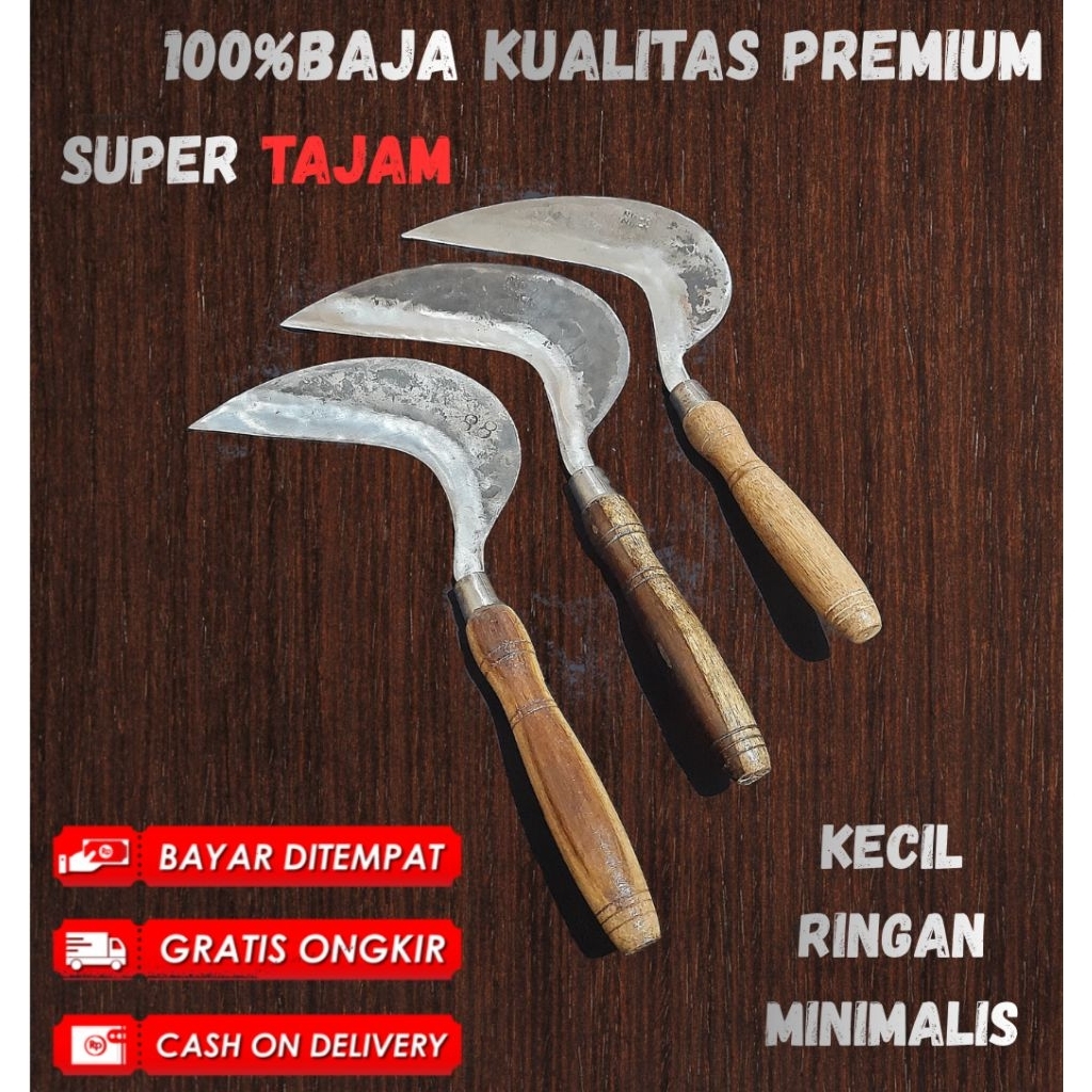 Sabit rumput ukuran KECIL super TAJAM