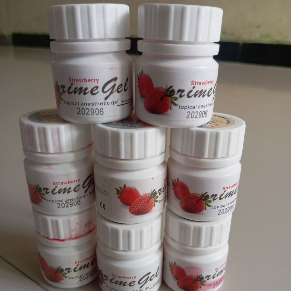 Topical Anastesi Gel rasa strawberry