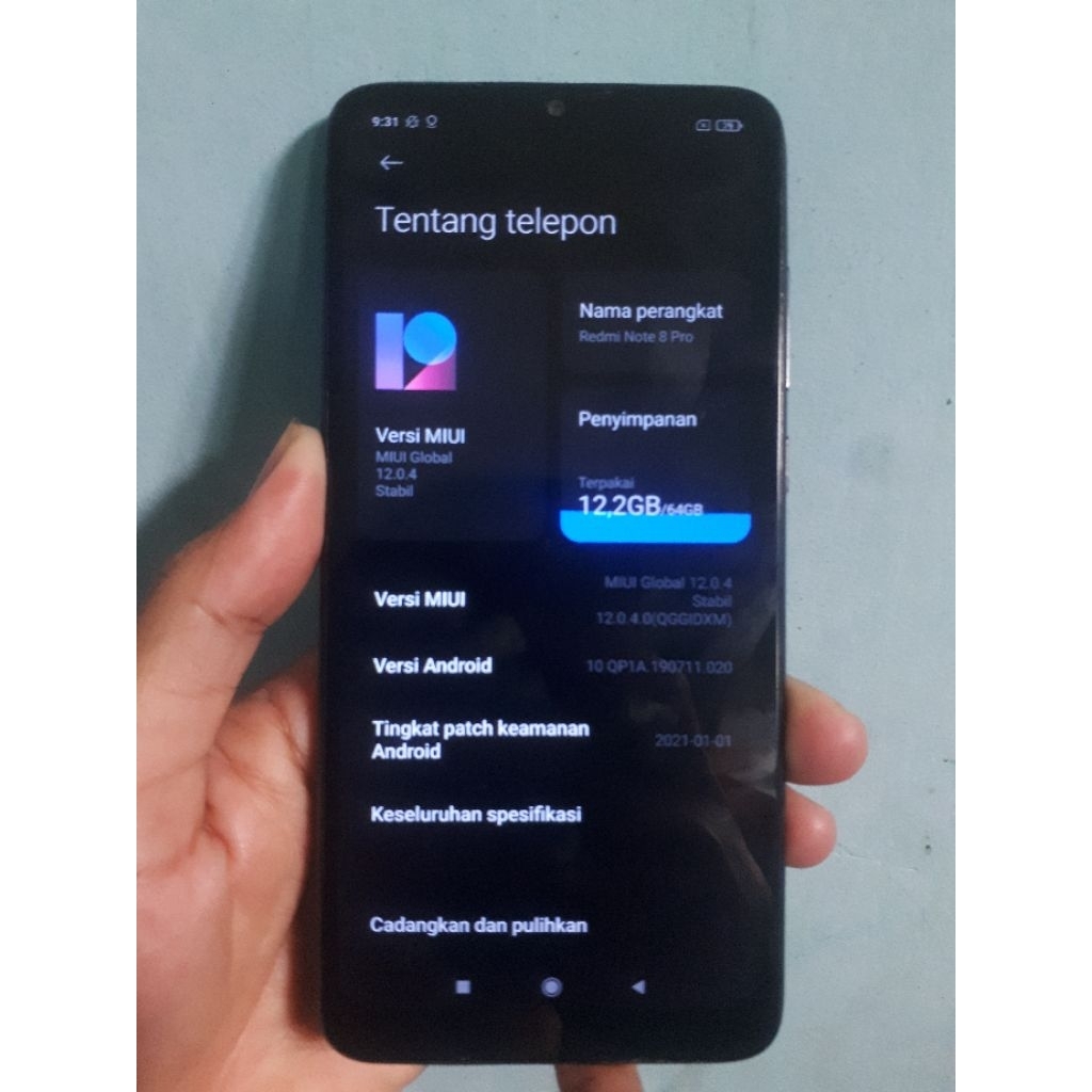 redmi  not 8 pro scond
