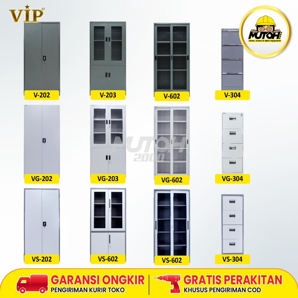 LEMARI BESI ARSIP VIP METAL GOLD STAR| LEMARI ARSIP VIP SERIES