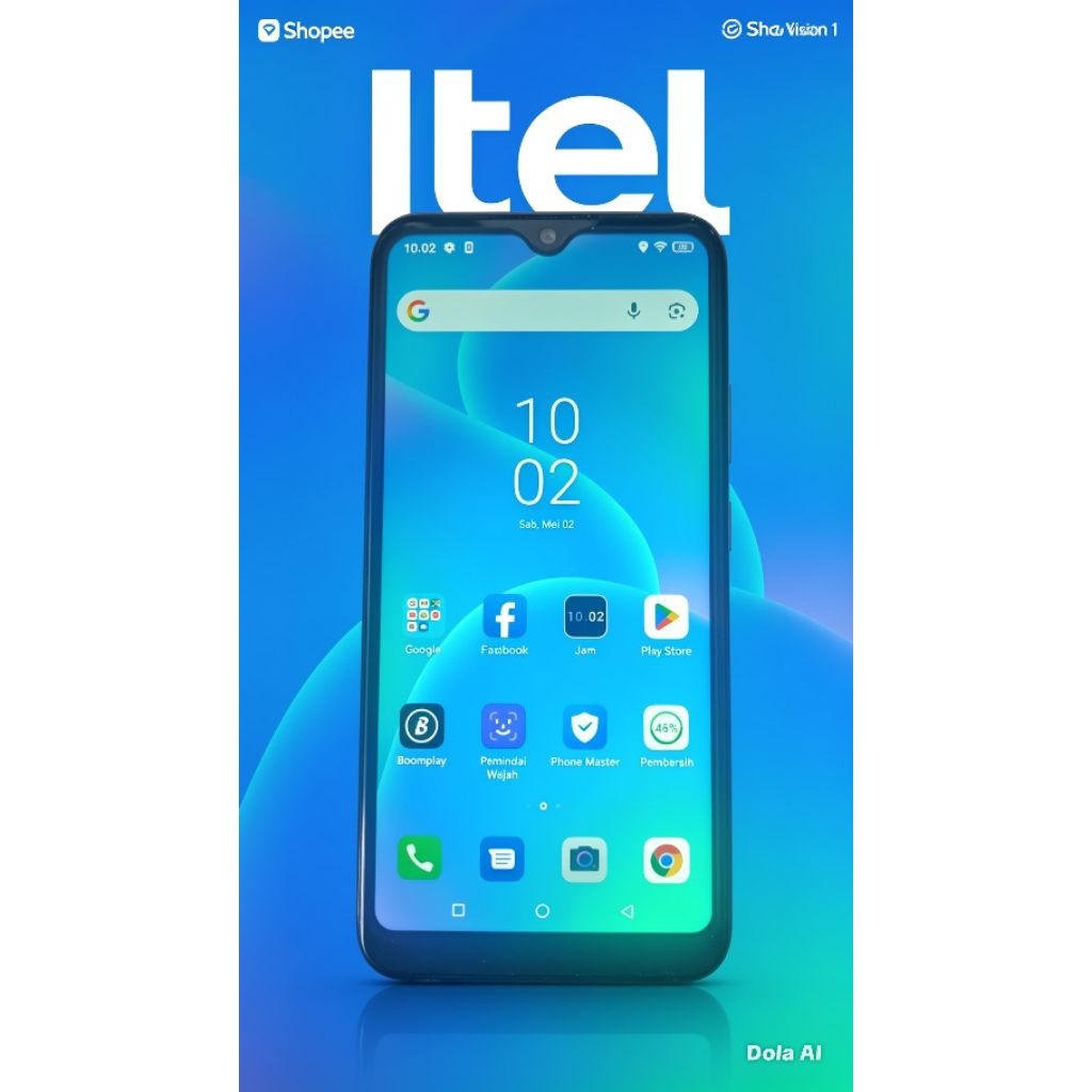 itel vision 1 second no minus