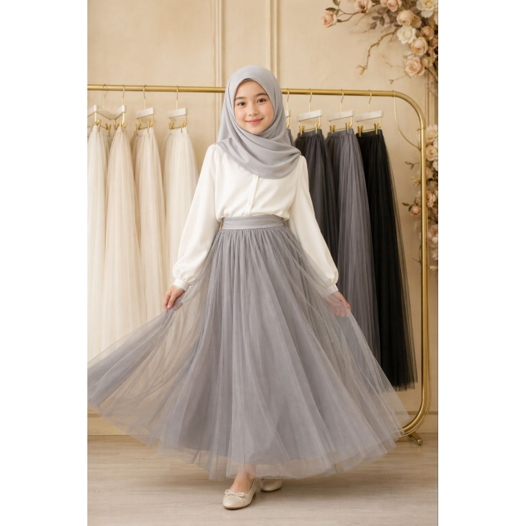 ROK TUTU ANAK 1LAYER & 2 LAYER , ROK TILE ANAK , ROK MEWAH ANAK