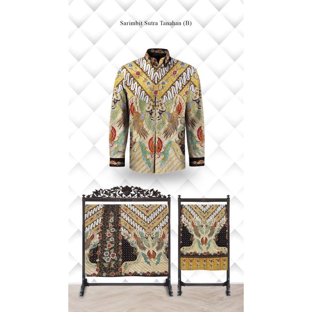 Kain Sarimbit Batik Tulis Sutra Exclusive - KDS 0819