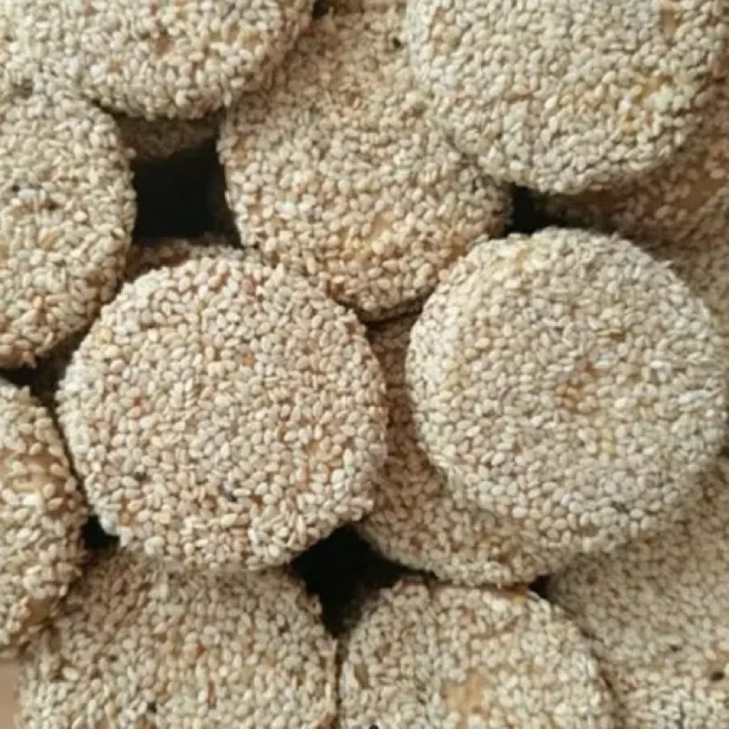 BISKUIT MARIE WIJEN / BISKUIT KARAMEL WIJEN BULAT 1KG  (CEMILAN SNACK KILOAN)