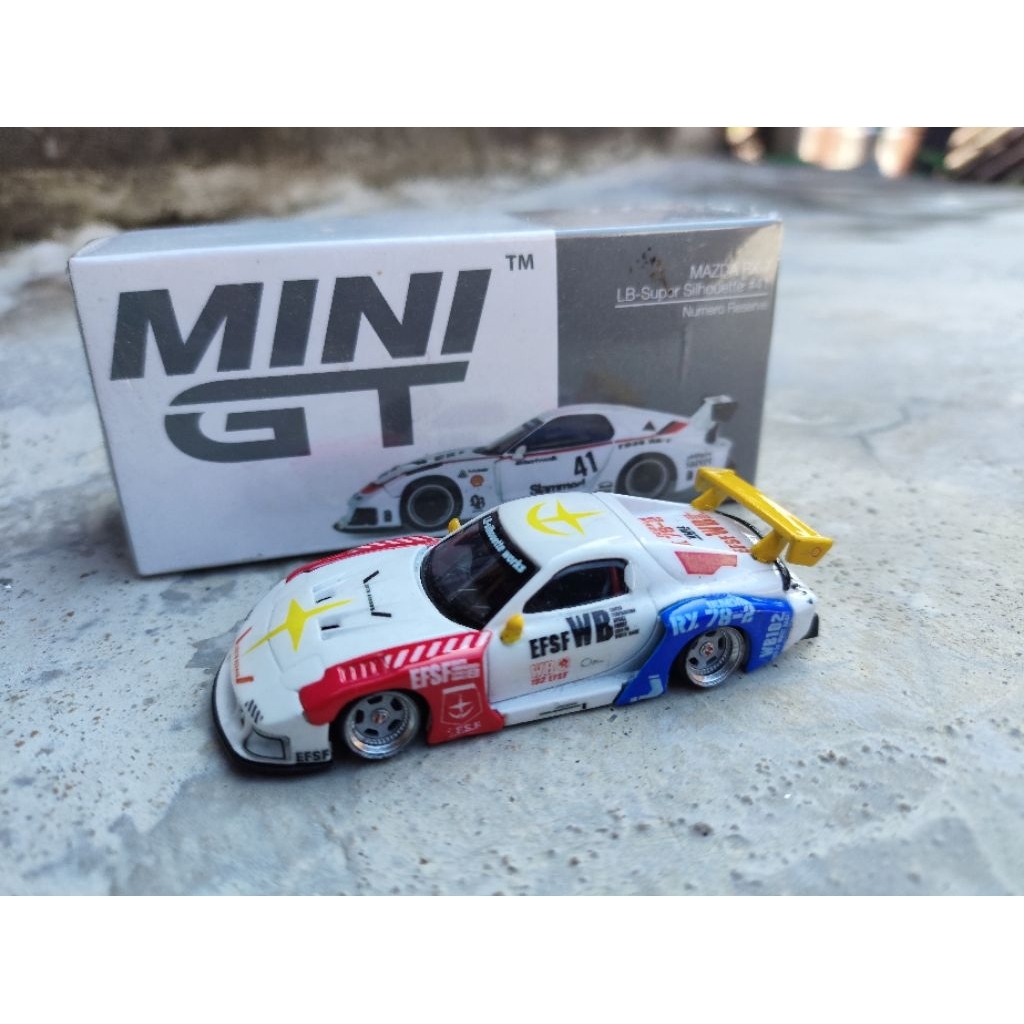 Mini GT Custom Mazda Rx7 LBWK Gundam