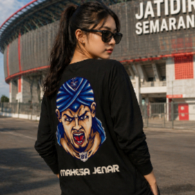 KAOS PSIS SEMARANG LENGAN PANJANG COTTON COMBED 30S -TERBARU